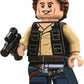 LEGO Star Wars Minifigure from Death Star - Han Solo Wavy Hair with Blaster (75159)